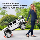 Mercedes-Benz 12V Kids Ride On Car with Music, LED Lights, Bluetooth, and Remote Control