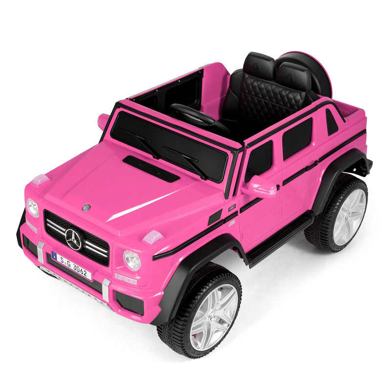 Mercedes-Benz Electric Ride On Car for Kids - 3 Speeds, LED Lights, Bluetooth, and Remote Control