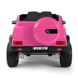 Sparkle and Cruise: 12V Pink Electric Ride-On Truck with Music, LED Lights, and Remote Control for Girls