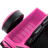 Sparkle and Cruise: 12V Pink Electric Ride-On Truck with Music, LED Lights, and Remote Control for Girls