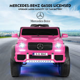 Sparkle and Cruise: 12V Pink Electric Ride-On Truck with Music, LED Lights, and Remote Control for Girls