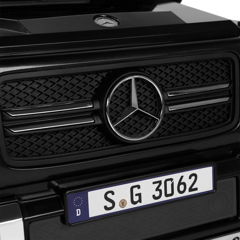Mercedes-Benz Electric Ride-On Car for Kids with 3 Speeds, LED Lights, and Remote Control - Black