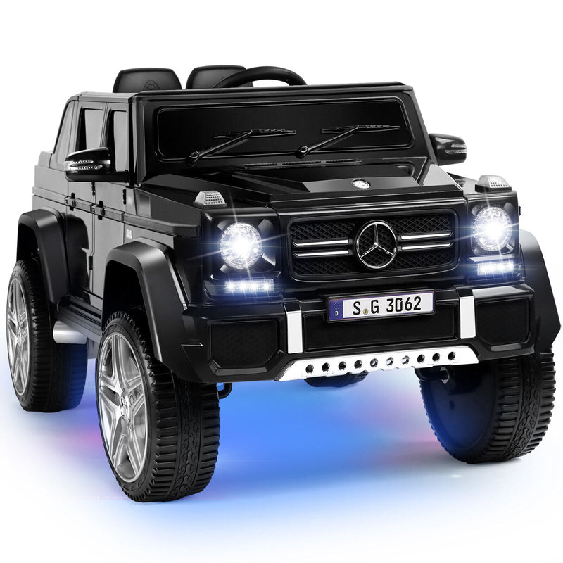 Mercedes-Benz Electric Ride-On Car for Kids with Lights, Music, and Remote Control - 12V