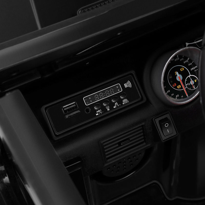 Mercedes-Benz Kids Ride-On Car with 3 Speeds, LED Lights, Music, and Remote Control - 12V Battery Powered