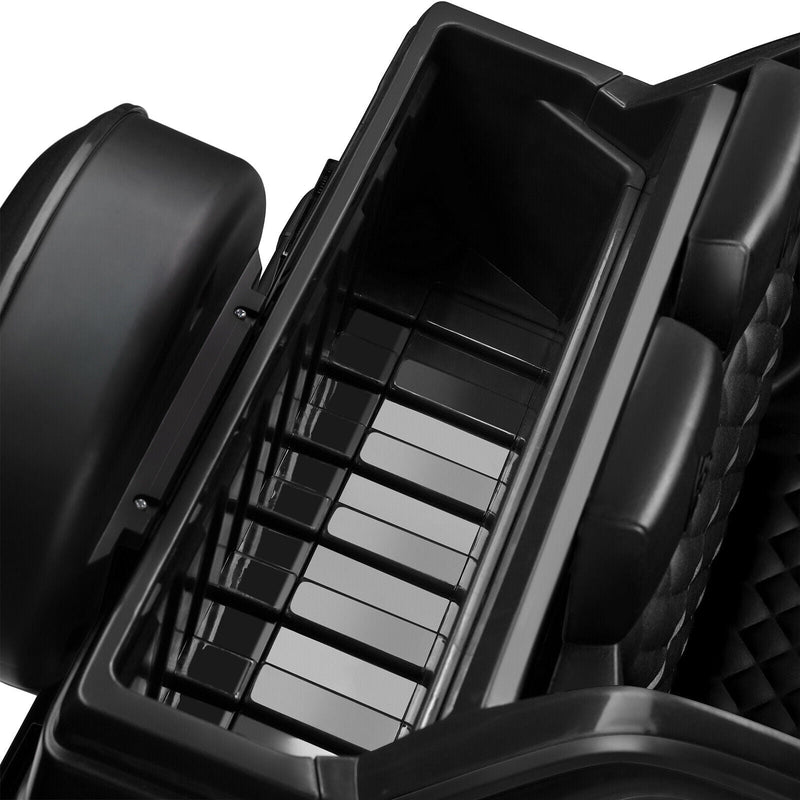 Mercedes-Benz Electric Ride-On Car for Kids with 3 Speeds, LED Lights, and Remote Control - Black