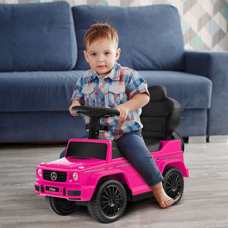 Mercedes Benz G350 3-in-1 Push Car: Stroller, Sliding Car, and Canopy in One!