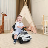 Mercedes Benz G350 3-in-1 Push Car: Stroller, Sliding Car, and Canopy in White