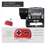 Mercedes Benz G500 12V Battery Kids Ride On Toy with Remote Control, Lights, and Suspension