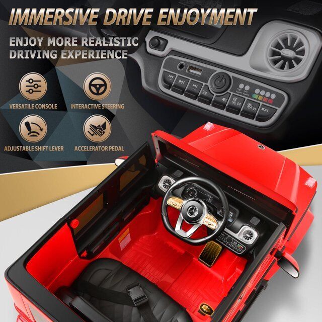 Mercedes-Benz G500 12V Electric Ride-On Car for Kids - Officially Licensed Motorized Toy