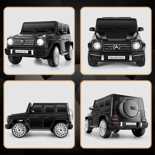 12V Licensed Mercedes-Benz G500 Electric Ride-On Car for Kids with Remote Control