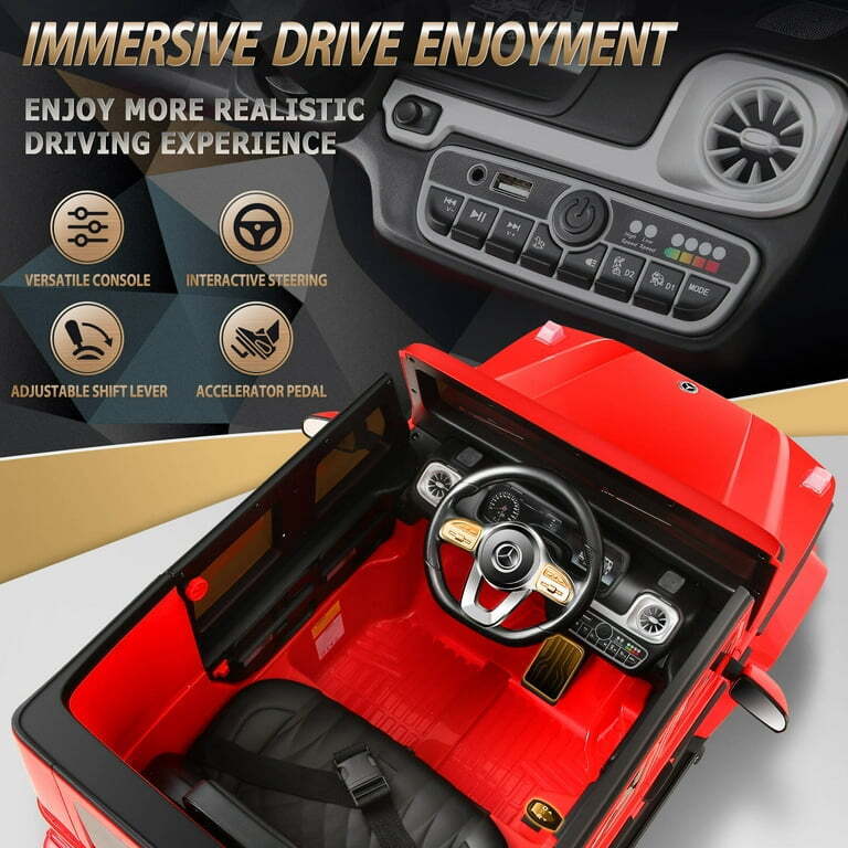 Mercedes Benz G500 12V Ride On Car for Kids with Remote Control and Music Player