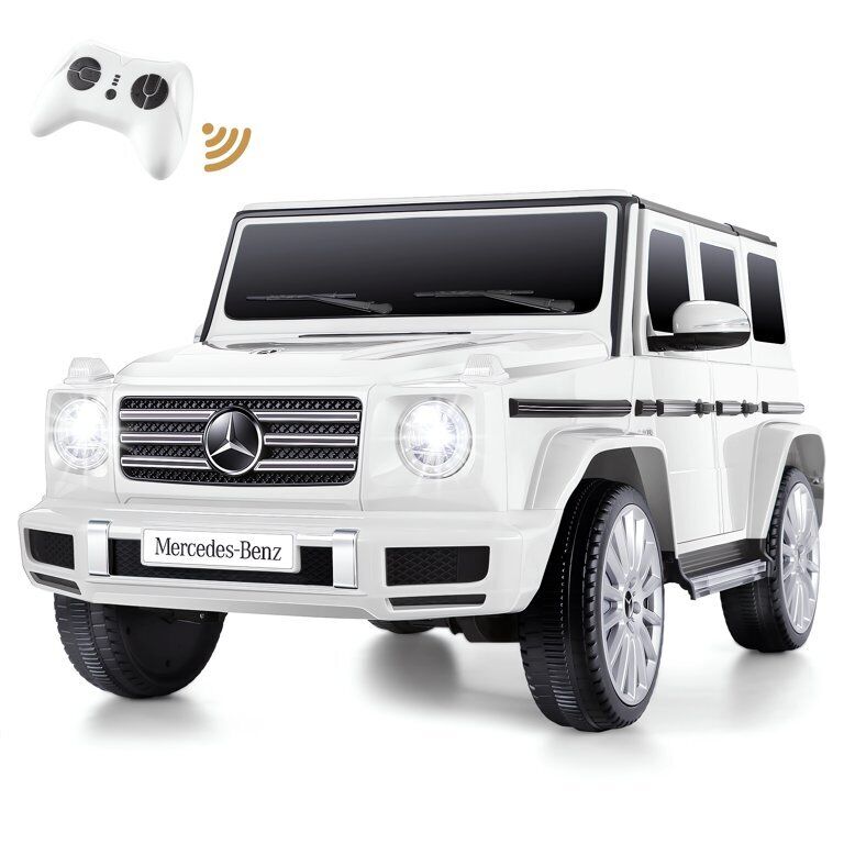Licensed Mercedes Benz G500 4WD Electric Ride-On Car for Kids with Remote Control and MP3 Player