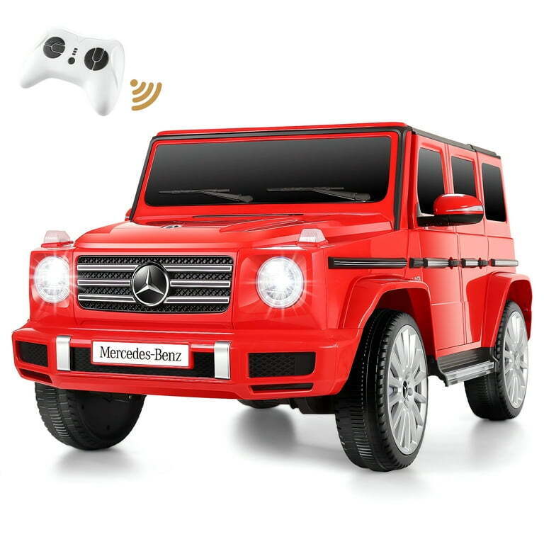 Licensed Mercedes Benz G500 4WD Electric Ride-On Car for Kids with Remote Control and MP3 Player