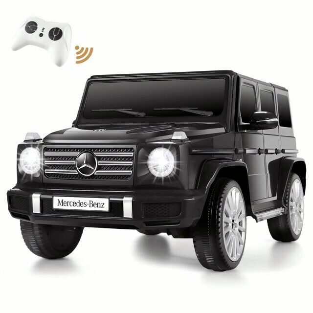 12V Mercedes-Benz G500 Kids Ride-On Car with USB, Bluetooth, and LED Lights