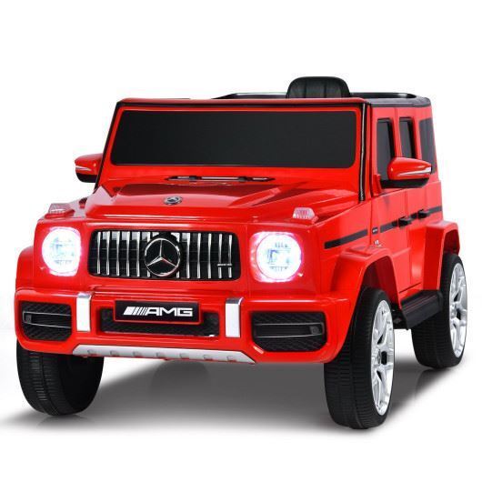 Mercedes-Benz G63 Licensed Kids Ride On Car with Remote Control - Red: Built to Last!