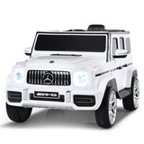 Mercedes-Benz G63 Licensed Kids Ride On Car with Remote Control - White, Built to Last with 12V Battery