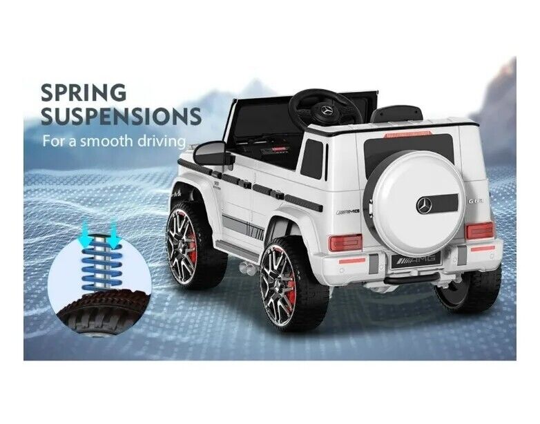 Mercedes-Benz G63 Licensed Ride-On Car with Remote Control and LED Headlights - 12V Power for Endless Fun!
