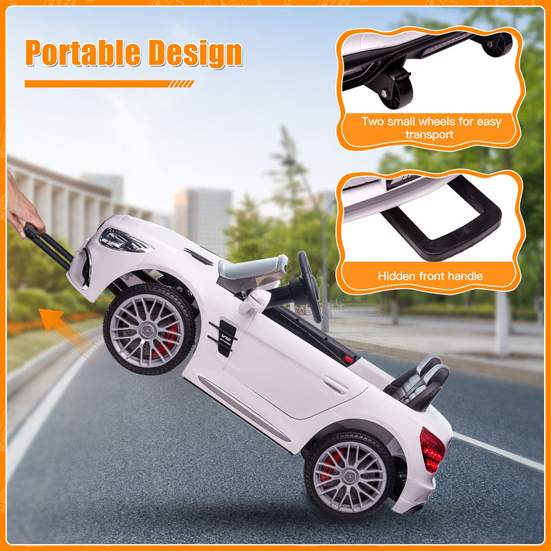 Mercedes-Benz Licensed 12V Electric Kids Ride-On Car with Battery Power