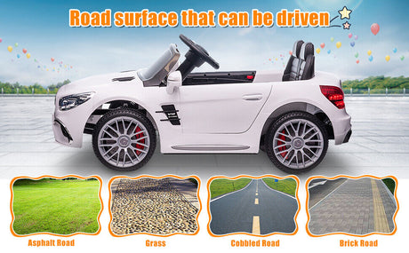 2-Seater Licensed Mercedes-Benz/Bentley Electric Ride-On Car for Kids with Remote Control