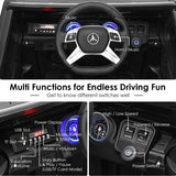 Mercedes-Benz Licensed 12V Kids Ride On Car with RC Control and Trunk in Black