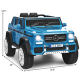 Mercedes-Benz Licensed 12V Kids Ride On Car with RC Control and Trunk in Navy