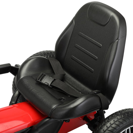 Mercedes Benz Licensed Go Kart for Kids with Horn and Music - Red, Suitable for Ages 3 and Up
