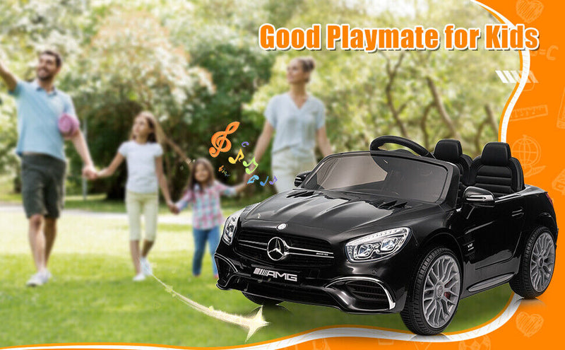 Mercedes-Benz Licensed Kids Electric Ride On Car with Remote Control and Battery