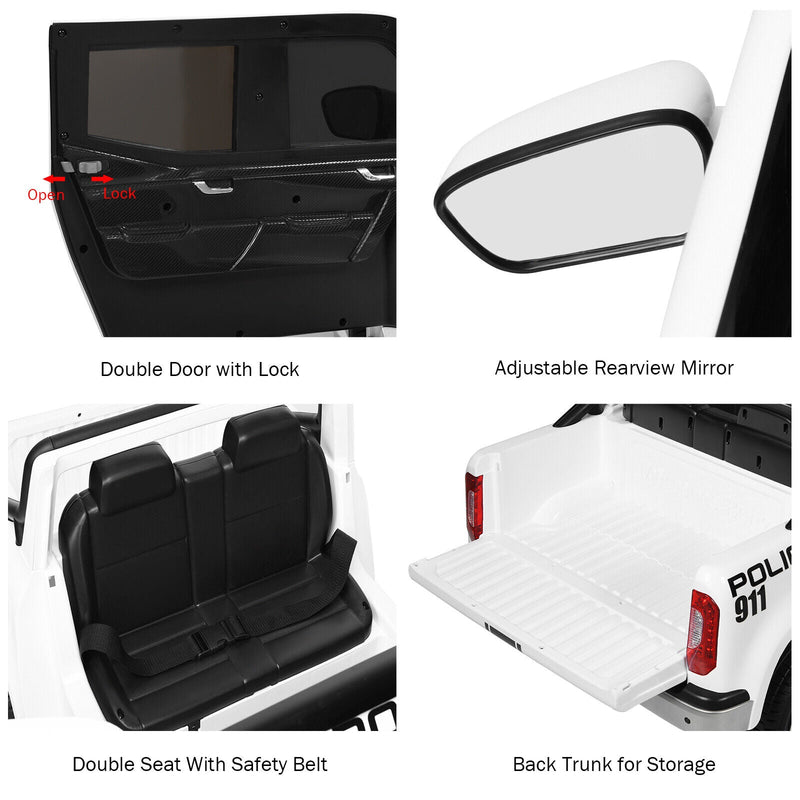 Mercedes Benz Licensed X Class RC 2-Seater 12V Kids Ride On Car with Trunk