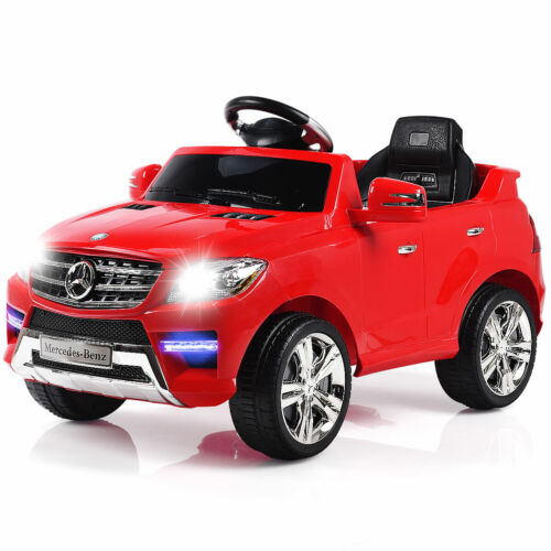 Mercedes Benz ML350 Licensed Electric Ride On Car for Kids with MP3 and Remote Control - Red