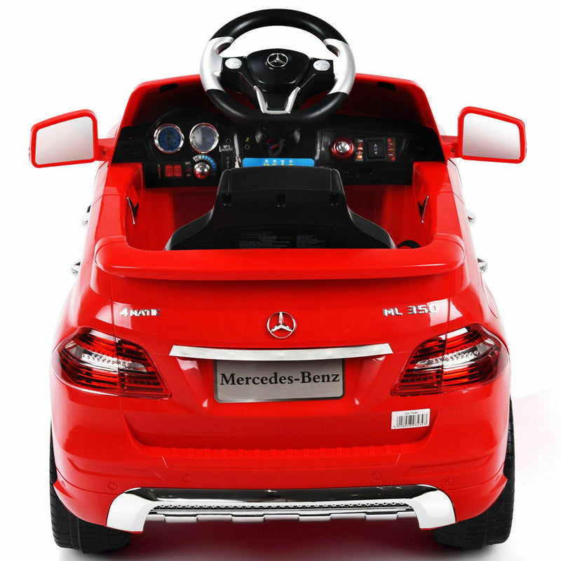 Mercedes Benz ML350 Licensed Electric Ride On Car for Kids with MP3 and Remote Control - Red