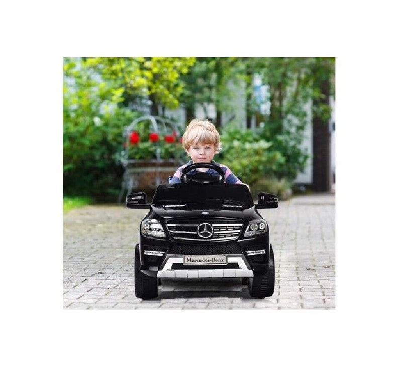 Mercedes Benz ML350 Ride On Car with Remote Control, MP3 Port, and Seat Belt for Kids