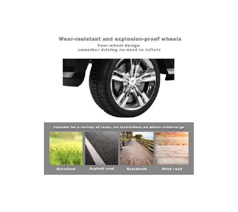 Mercedes Benz ML350 Ride On Car with Remote Control, MP3 Port, and Seat Belt for Kids