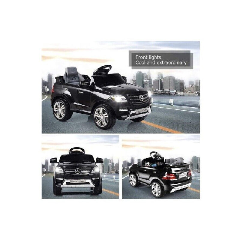 Mercedes Benz ML350 Ride On Car with Remote Control, MP3 Port, and Seat Belt for Kids