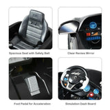 Mercedes Benz SLS Kids Ride On Car with 2.4G Remote Control in Black
