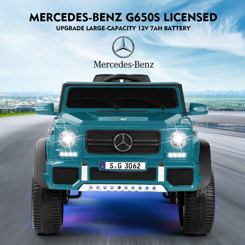 12V Electric Mercedes-Benz Kids Ride On Car with Remote Control, Lights, and Music
