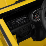 Mercedes-Benz Truck 12V Battery Ride On Car for Kids with 3 Speeds, LED Lights, Music, and Remote Control - Yellow