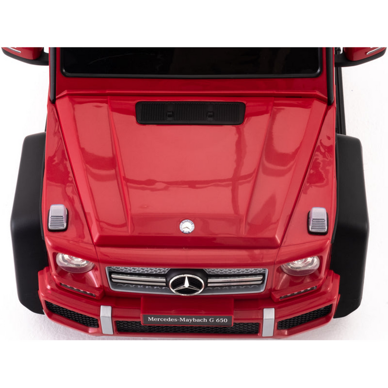 Mercedes G Wagon Ride On Car with Music, Rubber Wheels, LED Lights, and Remote Control