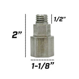 2" Hex Flange Adapter for Mini Airway Buffing Wheels