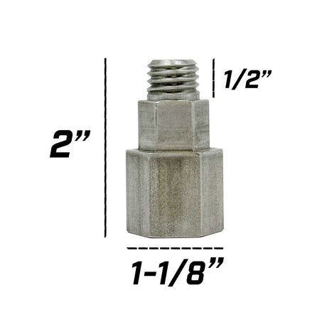 2" Hex Flange Adapter for Mini Airway Buffing Wheels