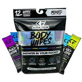 Body Wipes - 12 Pack Klean Freak