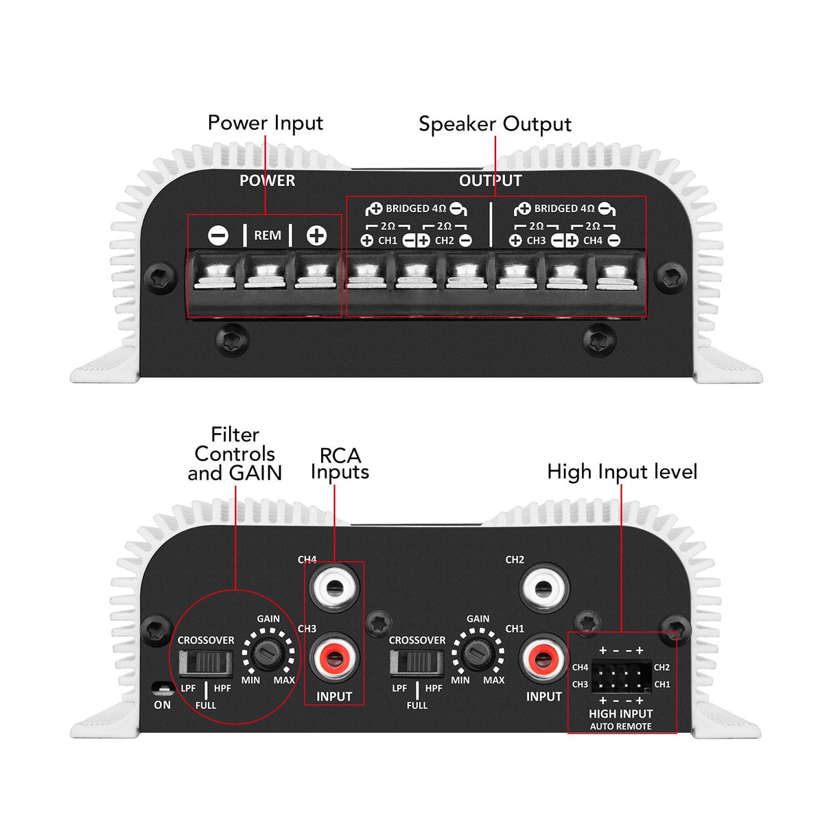 Taramps HD 3000 2 OHM + TS 400x4 2 OHM Car Audio Amplifier COMBO Taramps USA