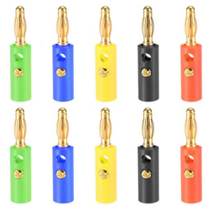 4mm banana plugs with Screw or Soldering Availability TekShack
