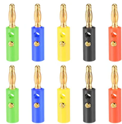 4mm banana plugs with Screw or Soldering Availability TekShack