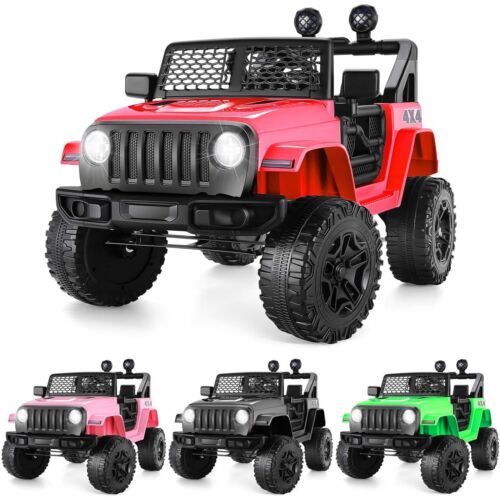 MP3 Kids Ride On Truck Car with Remote Control, LED Lights, and Music - Brand New Toy