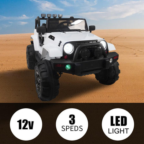 MP3 Remote Control Electric Ride-On Truck for Kids - 1 Seater with Battery Power
