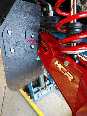HCR Trailing Arm Mud Flaps for Polaris RZR Turbo S, Pro XP HCR Racing