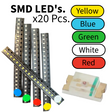 SMD LED JTAREA 0805 - Multi Color Pack's JTAREA