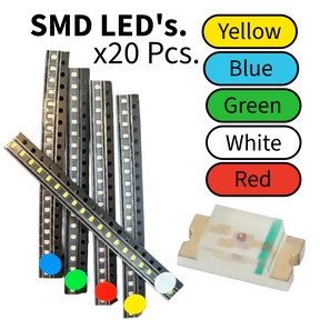 SMD LED JTAREA 0805 - Multi Color Pack's JTAREA