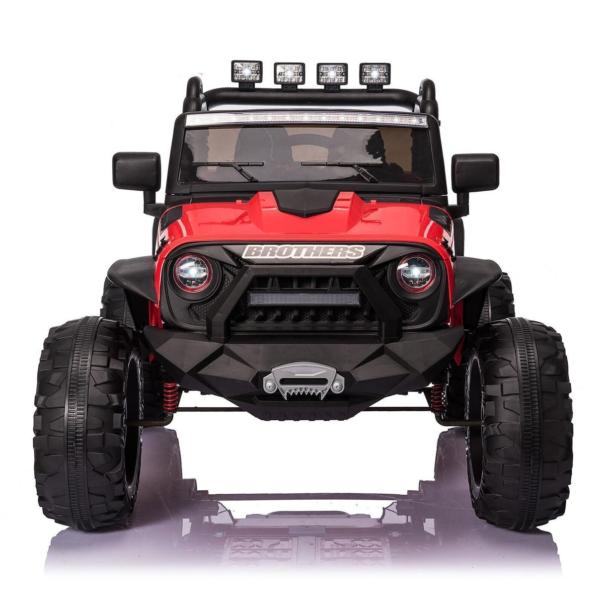 12V/24V Battery-Powered Jeep Ride-On Car with Music and Fashion Design for Kids