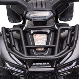 Music-Powered Black ATV for Kids Ages 18-36 Months